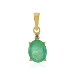 Ciondolo in argento con Smeraldo Etiope