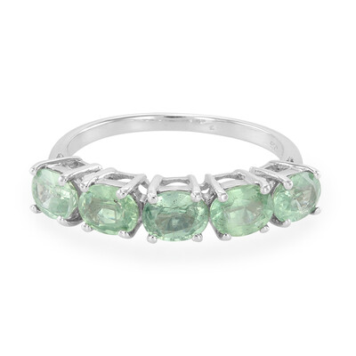 Anello in argento con Cianite Menta