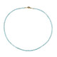 Collana in argento con Apatite Blu