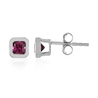 Orecchini in argento con Rodolite