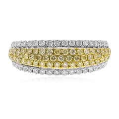 Anello in oro con Diamante Giallo SI2 (CIRARI)