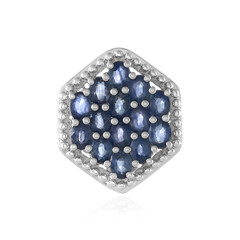 Ciondolo in argento con Zaffiro Blu