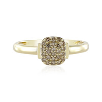 Anello in oro con Diamante Champagne I2 (de Melo)