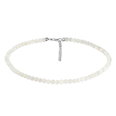 Collana in argento con Pietra di Luna Bianca