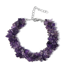 Bracciale in argento con Ametista