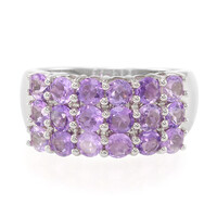 Anello in argento con Ametista Rose de France