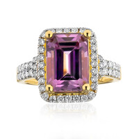 Anello in oro con Diasporo Rosa (AMAYANI)