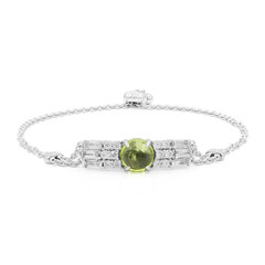 Bracciale in argento con Peridoto (Remy Rotenier)
