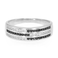 Anello in argento con Spinello Nero
