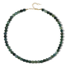 Collana in argento con Agata Muschiata