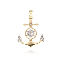 Ciondolo in oro con Diamante PK (H)