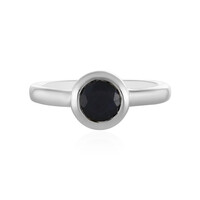 Anello in argento con Zaffiro Blu del Mozambico