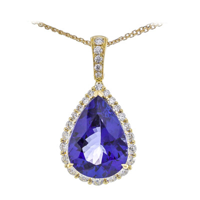 Collana in oro con Tanzanite AAA (CIRARI)