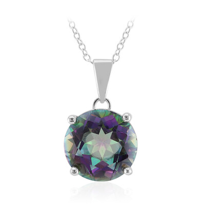 Collana in argento con Quarzo Mistico