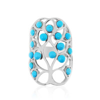 Anello in argento con Turchese Sleeping Beauty (Anne Bever)
