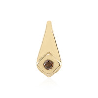 Ciondolo in oro con Diamante Cioccolato I2