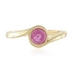 Anello in argento con Zaffiro Rosa del Madagascar