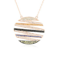 Collana in argento con Zaffiro Giallo