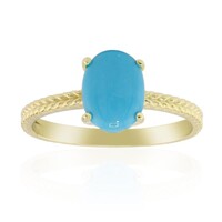 Anello in oro con Turchese Sleeping Beauty