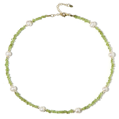 Collana in argento con Peridoto (Riya)