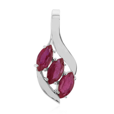 Ciondolo in argento con Rubino