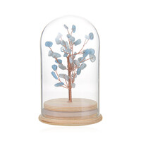 Accessorio in ottone con Acquamarina