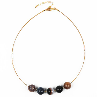 Collana in argento con Sardonice