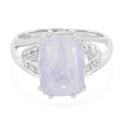 Anello da uomo in argento con Quarzo Lavanda