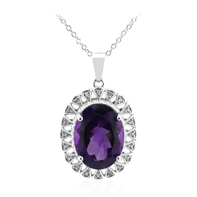 Collana in argento con Ametista del Marocco