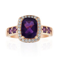 Anello in argento con Ametista del Marocco
