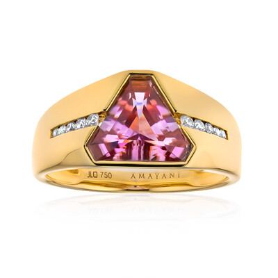 Anello in oro con Diasporo Rosa (AMAYANI)