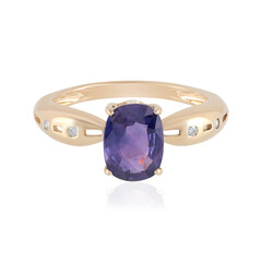 Anello in oro con Zaffiro Luc Yen (non riscaldato) (AMAYANI)