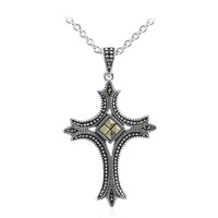 Collana in argento con Marcassite