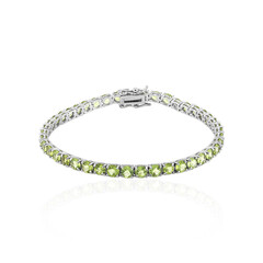 Bracciale in argento con Peridoto della Birmania