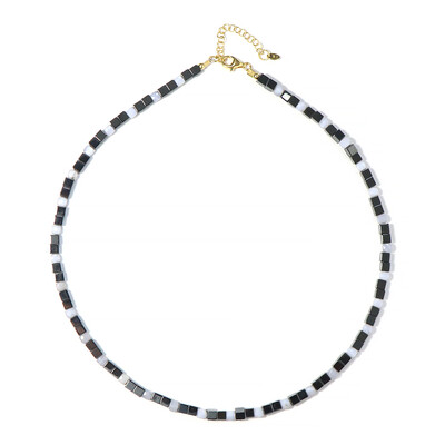 Collana in argento con Ematite Nera