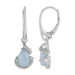 Orecchini in argento con Acquamarina