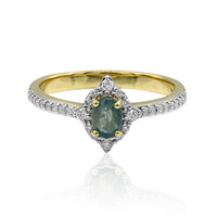 Anello in oro con Grandidierite (AMAYANI)