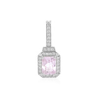 Ciondolo in argento con Kunzite