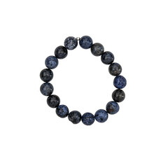 Bracciale in argento con Dumortierite