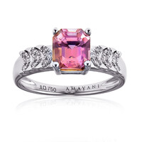 Anello in oro con Diasporo Rosa (AMAYANI)
