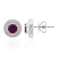 Orecchini in argento con Granato Roshoite (Pallanova)