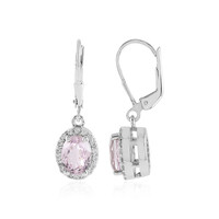 Orecchini in argento con Kunzite