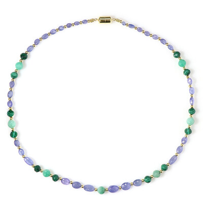 Collana in argento con Tanzanite(Adela Silber)