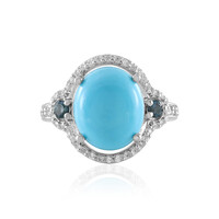 Anello in argento con Turchese Sleeping Beauty (Faszination Türkis)