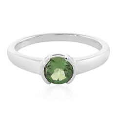 Anello in argento con Apatite Cromo