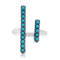 Anello in argento con Turchese Sleeping Beauty (Anne Bever)