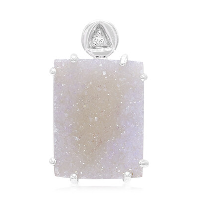Ciondolo in argento con Agata Glitter