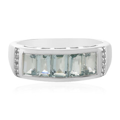 Anello in argento con Acquamarina