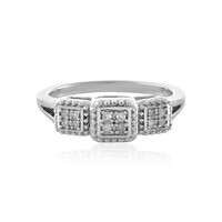 Anello in argento con Diamante I1 (I)