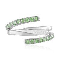 Anello in argento con Tsavorite della Tanzania (de Melo)